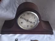 Stary Angielski zegar, kwadransiak kominkowy.