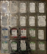 Pakiet 20 uszkodzonych dysków twardych HDD 3,5" Seagate WD 500GB-6TB
