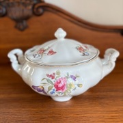 Waza Bolero Ćmielów kwiaty porcelana vintage I poł. XX w. antyk