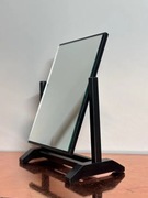 Unikatowe Lusterko Stojące – Solidny Projekt Vintage (Czarny Mat)