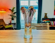 Wazon Josef Hospodka Borskie Sklo/Egermann czeskie szkło Vintage Prl