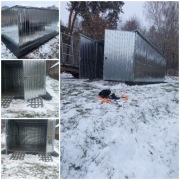 Garaż 3x5 ocynk 100% Konstrukcja profil zamknięty 