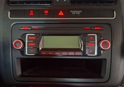 Radio MP3 VW GOLF TOURAN 2-DiN Radio CD 1K0035156A - stan idealny + KOD