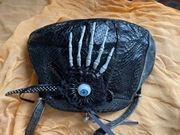 Ręka kościotrupa torebka mała skóra steampunk