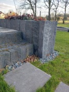 Palisada splitowana BRUK antracyt 95x10x15