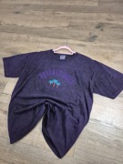 Vintage 1993 Retro fioletowa Koszulka T-Shirt Oneita rozmiar XL oversize 