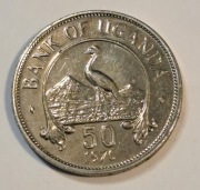 567. Moneta Uganda 10 centów 1976 rok