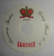 BIBUŁKA SERWETKA PIWO TYSKIE BROWAR TYCHY