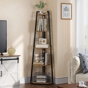 Regał narożny, 5 - poziomowa półka na książki