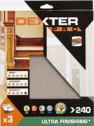 Dexter Pro Siatka ścierna rzep P 80 1 230x280 3 szt Papier ścierny