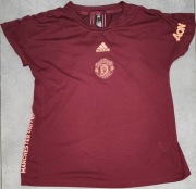 Wr) MANCHESTER UNITED ADIDAS oryginalna koszulka/top klubowa Roz.XS