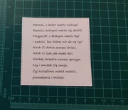 Życzenia urodziny imieniny serwetka scrapki