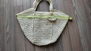 torba z naturalnej rafii wykonana ręcznie 