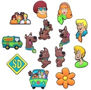 Unikatowy super zestaw 14 nowych  przypinek do Crocs, Jibbitz ,Scooby Doo