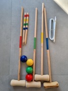 Krokiet gra drewniana dla dzieci