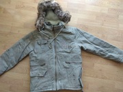 ZIMOWA KURTKA KURTECZKA OCIEPLANA FUTERKO ROZM 158