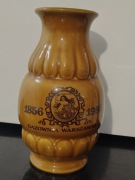 Duży wazon jubileuszowy Gazownia Warszawska 1856–1986 | 130 lat | PRL