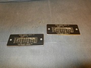 TONSIL ZG 30 C114 4ohm tabliczki 2szt. ładne