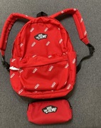 Zestaw plecak i kickbox Vans w dobrym stanie