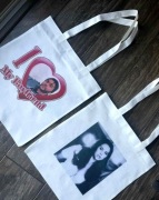 2 Torebki torby tote bags materiał non woven The Weeknd lana del rey 