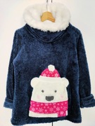 *F&F bluza polar miś świąteczna r 34 36 XS S UK 6