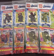 Lego Avengers 20 saszetek 4 karty Limitowane 