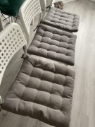 Krzesła ADDE IKEA z poduszkami VIPPART IKEA