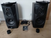 Głośniki do komputera Kenwood LS-F7 + Miniwzmacniacz TPA3221 - jakość!