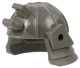 Figurka kask/nakrycie głowy LEGO 30175 ninja dark gray