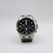 Casio Edifice EFR-539 stalowy chronograf | męski zegarek | stan bdb