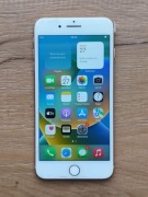 Wyświetlacz iPhone 8 Plus LCD BIAŁY sprawny dotyk / pęknięta szybka