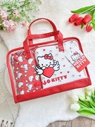 Nowy zestaw 3 kosmetyczek w wygodnej torbie Hello Kitty