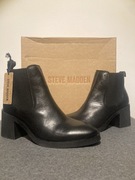 Botki Steve Madden Venice Chelsea | Rozmiar 39 | Skórzane, Nowe, Obcas 