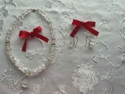 Naszyjnik z kolczykami - kryształ górski