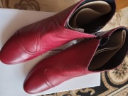 5 TH AVENUE CZERWONE BOTKI z naturalnej skóry r.39 NOWE