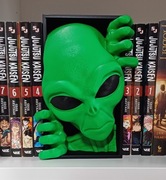 Książkowy kącik kosmita z druku 3D booknook