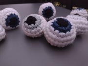 Gałki oczne oczy amigurumi