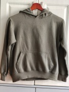 Bluza kangurka khaki z kapturem 146/152 chłopięca chłopaka