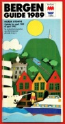 BERGEN NORWEGIA przewodnik turystyczny 1989 rok