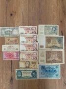 KOLEKCJA STARYCH BANKNOTÓW PRL + ŚWIAT