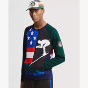 Bluza Ralph Lauren polo skier 92 narty retro USA unikat zima M