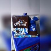 Zestaw ubranek dla chłopca r. 68 rock star gitara