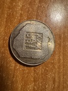 Moneta „Mapka”. Oryginał XXX Lat PRL.