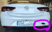 Zderzak tylny Opel Insignia B Grand Sport sedan 