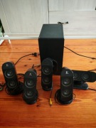 Głośniki 5.1 Logitech X-530 Sprawne Mocny Bas Zestaw PC