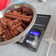 Lego elementy brązowe 103g oryginalne 