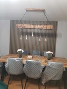 Lampa wisząca belka stare drewno loft industrial