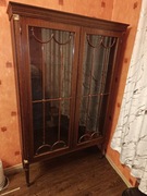 Witryna Retro z 3 szklanymi półkami