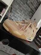 Nike Air Jordan 4 Retro x Off-White "Sail" – rozmiar 43