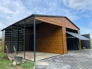 Garaż blaszany, wiata. WZMOCNIONY PROFILAMI. Producent. Cała Polska